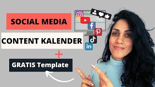 Contentkalender maken voor social media  GRATIS TEMPLATE [upl. by Gide662]