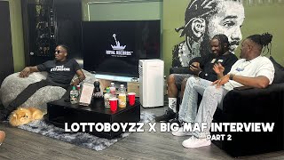 LottoBoyzz x Big Maf Go InDepth part2Address Sleeping With Ex Scandal Getting Therapy New Music [upl. by Andryc]