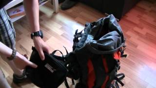 Trekkingrucksack  richtig packen einstellen und anlegen [upl. by Waterman]