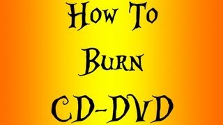 How to burn CDDVD Kako narezati CDDVD [upl. by Blancha]