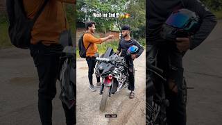 Dekhna last me ky hoga 😱🔥💀 Bike dekh kar dmg kharab hogya🤣zx10r shortsvideo sportbike [upl. by Mettah]