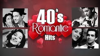 40s Romantic Songs HD  Bollywood Popular Love Songs JUKEBOX  Evergreen Songs [upl. by Atikahs]