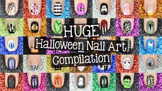 Amazing Halloween Nail Art Compilation [upl. by Alegre]