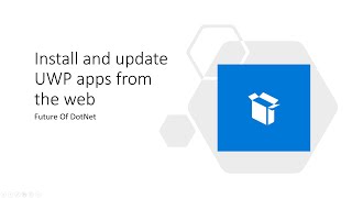 Install and update UWP apps from the Web [upl. by Yevol421]