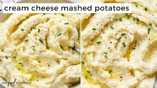 The Best Cheesy Mashed Potatoes  Holiday Side Dish [upl. by Lana]