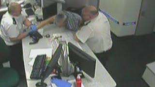 Shocking CCTV shows police torture in Peterlee [upl. by Ecinhoj]