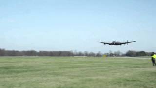 Avro Lancaster Pass By Sound Recording [upl. by Parnell]