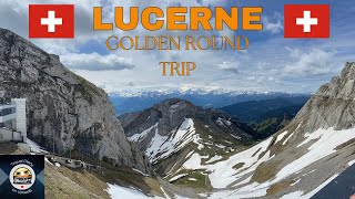 Lucerne Golden Round Trip amp Mount Pilatus Switzerland [upl. by Ehling]