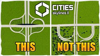 3 Efficient and Easy To Build Intersections in Cities Skylines 2 [upl. by Adnalram310]