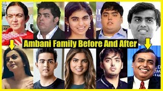 Ambani Family Before And After  Unbelievable Transformation [upl. by Attenal308]