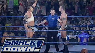 Randy Orton vs Batista No Holds Barred Match For The WHC Rare Match SMACKDOWN Nov 252005 [upl. by Strait]