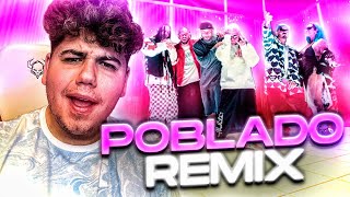 EL REMIX MAS HP 😝🔥 reaccion a Poblado Remix Official Video [upl. by Laure752]