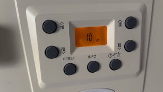 Error E10 gas boiler error code  troubleshooting [upl. by Ymmor965]