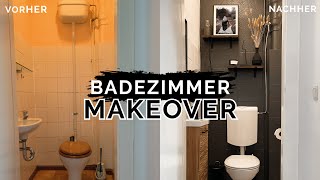 DIY BAD MAKEOVER  altes Badezimmer neu Streichen  komplettes Bad renovieren  Kleinstadtcoco [upl. by Anitahs]