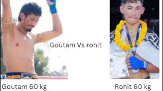 29 January BE 2567 rohit kayat vs goutam thing 2 nd galak notational muaythai championships nepal [upl. by Etnomed]