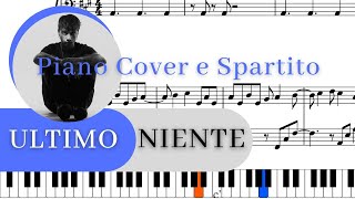 Ultimo  Niente  Piano Cover  Spartito [upl. by Soule348]