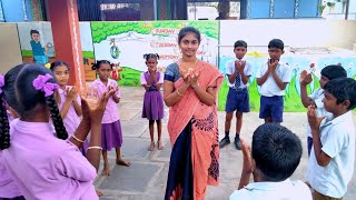 Gobbiyallo gobbiyallo 4th class song ap new syllabus Telugu thota gobbilla paata [upl. by Eekram312]