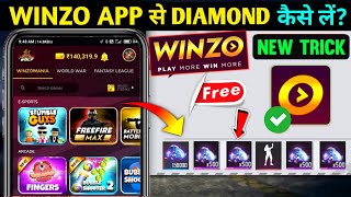 How to Use Winzo app New Trick  Winzo app se Diamond kaise le Free Fire  Winzo app free fire [upl. by Eeznyl]