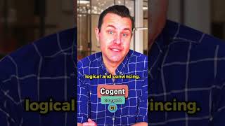 Cogent  Meaning Pronunciation Synonyms and an Example Sentence English Word of the Day [upl. by Einnal535]