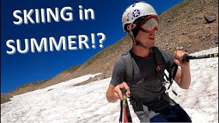 SUMMER SKIING on a GLACIER SAINT MARYS 2022 Still Has Snow [upl. by Oliric]