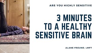 3 Minutes to a Healthy Sensitive Brain [upl. by Bright594]