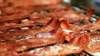 Bacon Eating World Record 182 Strips5 mins [upl. by Stew]