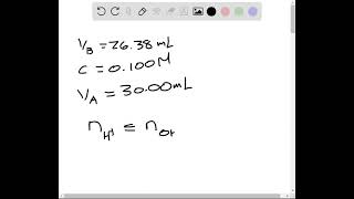 A 30 00 mL sample of an unknown H3PO4 solution is titrated with a 0 100 M NaOH solution The equival [upl. by Alta919]