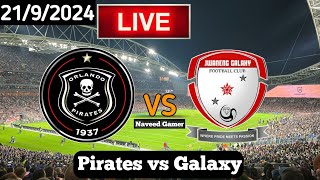 Orlando Pirates Vs Jwaneng Galaxy Live Match Today [upl. by Ennaxor17]