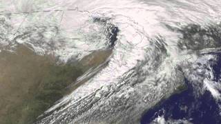 Strong Extratropical Cyclone Over the US Midwest [upl. by Goggin]