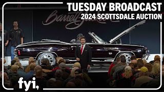 2024 SCOTTSDALE TUESDAY BROADCAST  Tuesday January 23  BARRETTJACKSON 2024 AUCTION [upl. by Rtoip871]