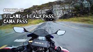 YAMAHA R3 Ireland 4k  Akrapovic slipon exhaust  Healy Pass and Caha Pass  MotoVlog 3 [upl. by Nikoletta]