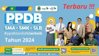 PPDB JABAR 2024 [upl. by Levitus353]