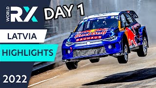 World Rallycross Highlights  Ferratum World RX Of Riga  Latvia 2022  Day 1 [upl. by Danyelle]