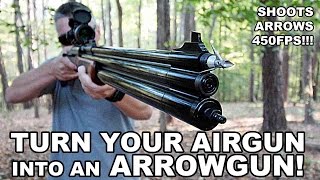 Turn Your Airgun into an Arrow Gun Air Venturi Air Bolt [upl. by Noiek]