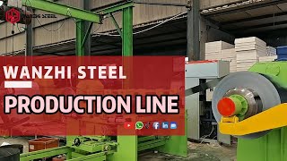 【Galvanized Coil】Production LineProcess Wanzhi Steel [upl. by Thornton96]