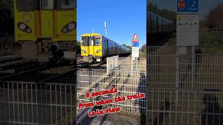 Dangerous Rail level crossing UK  8 seconds from when train is in view  fishermans path crossing [upl. by Anec]