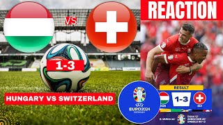 Hungary vs Switzerland 13 Live Stream Euro 2024 Football Match Score Commentary Highlights Vivo [upl. by Annabela856]