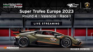 Lamborghini Super Trofeo Europe 2023 – Valencia Race 1 [upl. by Azne]