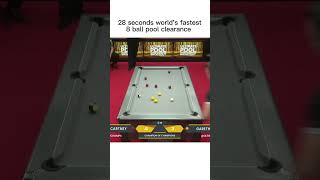 Worlds fastest break and clear 🎱 8ballpool speed speedpool worldrecord worldchampion cool [upl. by Chute]