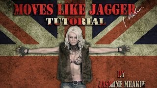 Moves Like Jagger Tutorial Choreography by Jasmine Meakin Preview [upl. by Etnahsa]