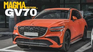 FIRST LOOK the 2025 Genesis GV70 Magma [upl. by Hcurob]