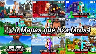 10 Mapas que usan Mrds4 para Minecraft peBedrock 117 [upl. by Mastat]