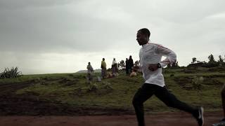 Kenenisa Bekele training for Amsterdam marathon [upl. by Aloysius]