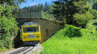 Impressionen der Wendelstein Zahnradbahn auf freier Strecke mit dem Beh 48 Triebzug [upl. by Leary]