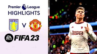 Aston Villa vs Manchester United 12  All Goals amp Highlights 01102023 HD [upl. by Gnuj543]