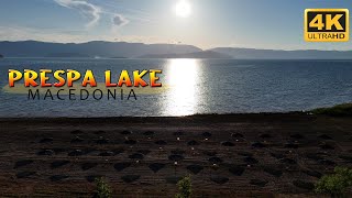 PRESPA LAKE Dupeni Beach amp Krani Camp Macedonia 52024 【4K】Преспанско Езеро Македонија 🇲🇰 [upl. by Adham]