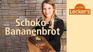 Bio SchokoBananenbrot  Leckers BrotBacksession – Lisa [upl. by Bautram452]