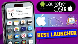 Launcher iOS 16  iOS 15 Launcher  Best iOS Launcher For Android In 2023 [upl. by Lennahc]