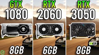 GTX 1080 vs RTX 2060 vs RTX 3050  Big Difference [upl. by Amikehs]