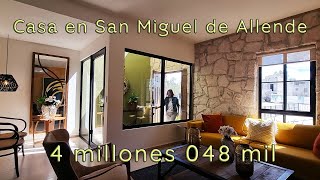 Linda casa en venta en San Miguel de Allende 4 millones 048 mil pesos [upl. by Ttirb]